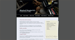 Desktop Screenshot of musicaldeusto.com